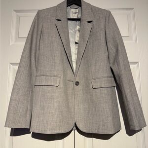 Abercrombie & Fitch Light Gray Blazer